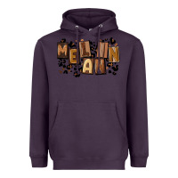 Plum melanin with leopard Heavyweight Hoodie - CowGirlArtShop