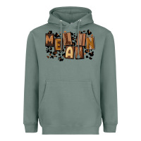 Sage melanin with leopard Heavyweight Hoodie - CowGirlArtShop