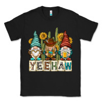 Black yeehaw with gnomies Classic Tee - NancyCooperArtShop