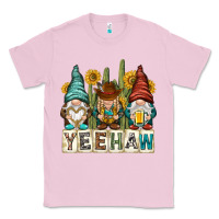 Bubblegum Pink yeehaw with gnomies Classic Tee - NancyCooperArtShop