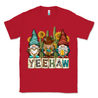 Red yeehaw with gnomies Classic Tee - NancyCooperArtShop