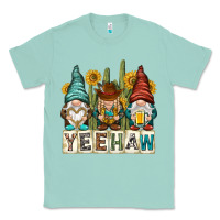 Seafoam yeehaw with gnomies Classic Tee - NancyCooperArtShop