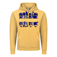 Vintage Mustard valentine's day school pencils navy blue Vintage Hoodie - MaliasSmallBusiness