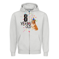 Dove Grey 8 years old black Zipper Hoodie - Bettercallsaul