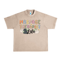 French Oak massage therapist life Urban Heavy Tee - MaliasSmallBusiness