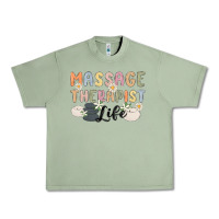 Oil Green massage therapist life Urban Heavy Tee - MaliasSmallBusiness