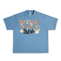 Pebble Blue massage therapist life Urban Heavy Tee - MaliasSmallBusiness