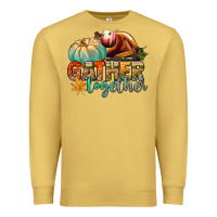 Antique Gold gather together Premium Sweatshirt - CowGirlArtShop