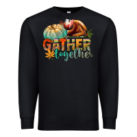Black gather together Premium Sweatshirt - CowGirlArtShop