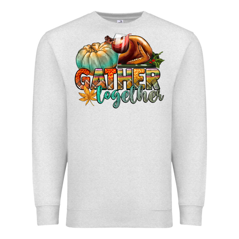 Gather Together Premium Sweatshirt by CowGirlArtShop | Teevron