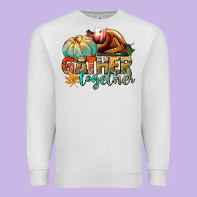 Gather Together Premium Sweatshirt Designed By Cowgirlartshop