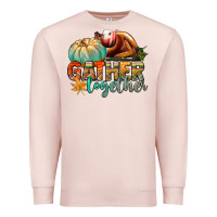 Pale Pink gather together Premium Sweatshirt - CowGirlArtShop