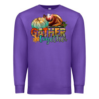 Purple gather together Premium Sweatshirt - CowGirlArtShop
