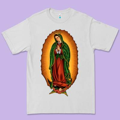 Our Lady Of Guadalupe Premium Tee Designed By Jahusdesignshop