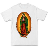 White our lady of Guadalupe Premium Tee - JahusDesignShop