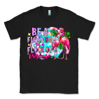 Black bea flamingo in a flock of pigeons Classic Tee - CowhideDigitalArt