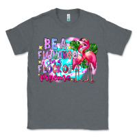 Charcoal Heather bea flamingo in a flock of pigeons Classic Tee - CowhideDigitalArt