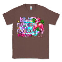 Chestnut bea flamingo in a flock of pigeons Classic Tee - CowhideDigitalArt