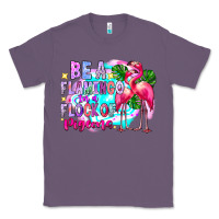 Lavender bea flamingo in a flock of pigeons Classic Tee - CowhideDigitalArt
