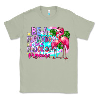 Matcha bea flamingo in a flock of pigeons Classic Tee - CowhideDigitalArt