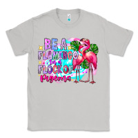Moon Dust bea flamingo in a flock of pigeons Classic Tee - CowhideDigitalArt