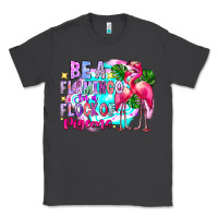 Smoke bea flamingo in a flock of pigeons Classic Tee - CowhideDigitalArt