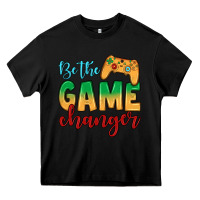 Black Be the game changer Heavy Core Tee - JahusDesignShop