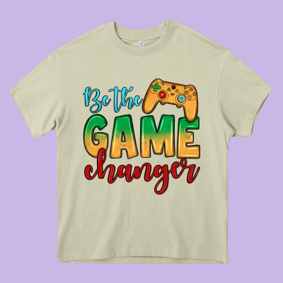 Be The Game Changer Heavy Core Tee Designed By Jahusdesignshop