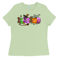 Matcha halloween blessed Ladies Tee - AdoDesignShop