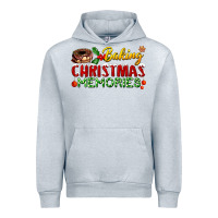 Heather Grey baking christmas memories Urban Hoodie - FaDigitalArtStudio