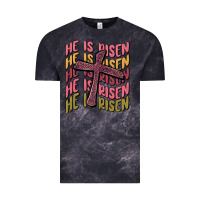 Cloud Black he is risen Vintage Tee - MaliasSmallBusiness