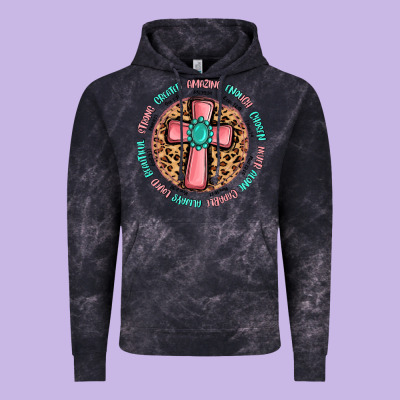 Love Myself Cross Vintage Hoodie Designed By Maliassmallbusiness