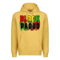 Antique Gold black and proud Premium Hoodie - CowGirlArtShop