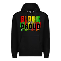 Black black and proud Premium Hoodie - CowGirlArtShop