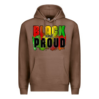 Chestnut black and proud Premium Hoodie - CowGirlArtShop