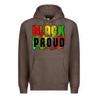 Coffee black and proud Premium Hoodie - CowGirlArtShop