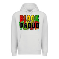 Dove Grey black and proud Premium Hoodie - CowGirlArtShop