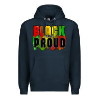 Navy black and proud Premium Hoodie - CowGirlArtShop