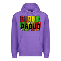 Purple black and proud Premium Hoodie - CowGirlArtShop