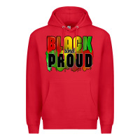 Red black and proud Premium Hoodie - CowGirlArtShop