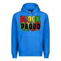 True Royal black and proud Premium Hoodie - CowGirlArtShop
