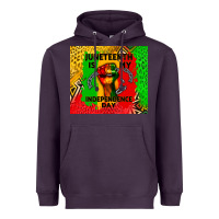 Plum juneteenth is my independence day Heavyweight Hoodie - CowGirlArtShop