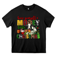 Black have yourself a mooey little christmas Heavy Core Tee - AdoDesignShop