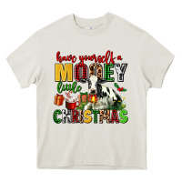 Cream have yourself a mooey little christmas Heavy Core Tee - AdoDesignShop