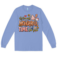 Colony Blue its the most wonderful time of the year Long Sleeve Tee - MaliasSmallBusiness