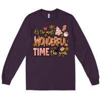 Plum its the most wonderful time of the year Long Sleeve Tee - MaliasSmallBusiness