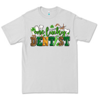 Dove Grey st patricks day one lucky dentist Premium Tee - AdoDesignShop