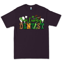 Plum st patricks day one lucky dentist Premium Tee - AdoDesignShop