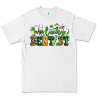 White st patricks day one lucky dentist Premium Tee - AdoDesignShop