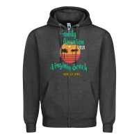 Charcoal Heather Family Vacation 2020 Read Or Not Virginia Beach Here We Come Zipper Hoodie - Bettercallsaul